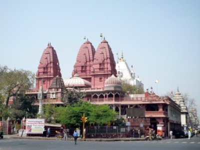 Hindu Temple opposite the Red Fort, new delhi
