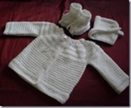Hand Knit Baby Sweater