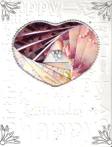 Coluzzle nested heart template; Heart iris fold template; Cuttlebug Happy 
