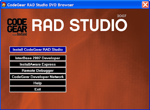 Codegear Rad Studio Delphi V2007 Sp1