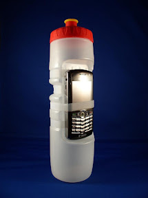 Gadget Bottle and bar phone.