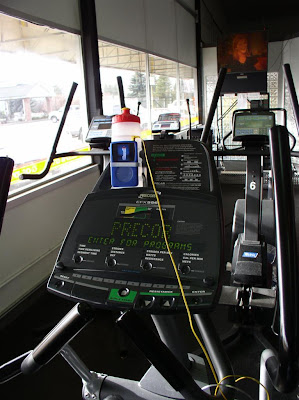 Watch your own videos while exercising on a staionary machine.