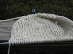 Bulky Knitted Hat in Progress
