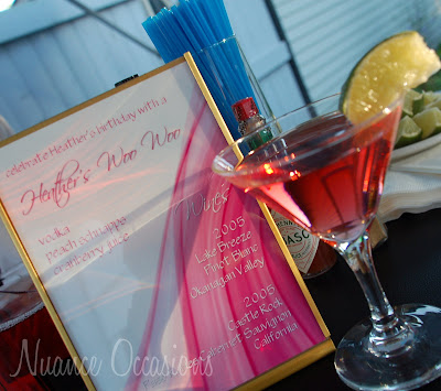 Signature Drink for cocktail reception