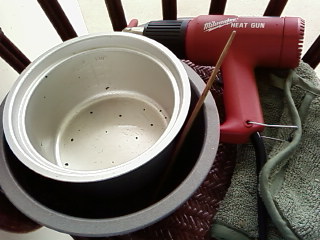 My tools for home roasting coffee on www.RickNakama.com