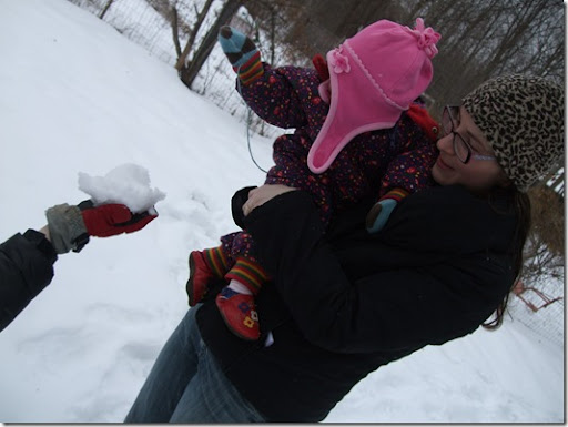 Brother gives snow