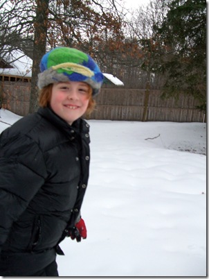 Big Brother and His Felted Hat