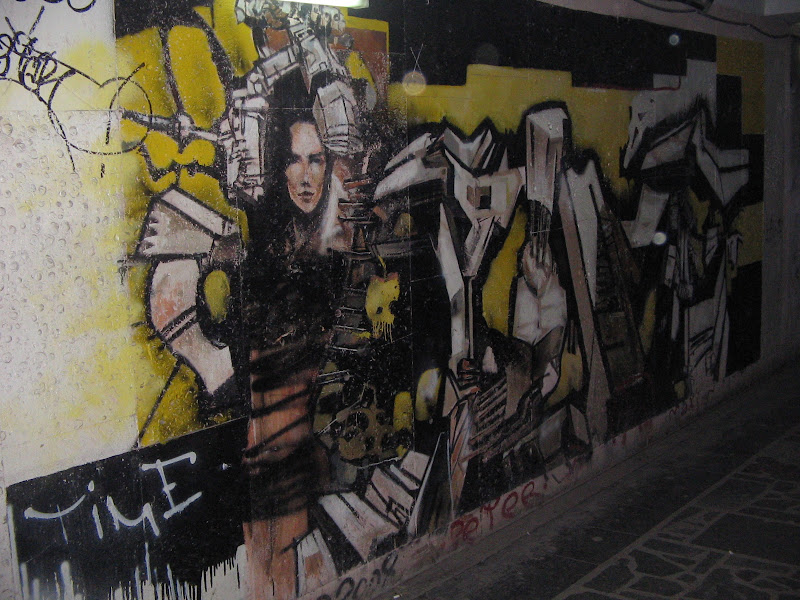  Graffiti în subterană