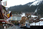 The main street in Wengen.