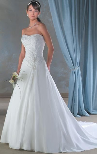 formal bridal gown