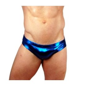 MENS LIQUID METALLIC HOT BODY BIKINI SWIMSUIT GARY MAJDELL SPORT