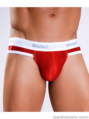 Gigo Red Espejo Low-Rise Thong Red Espejo