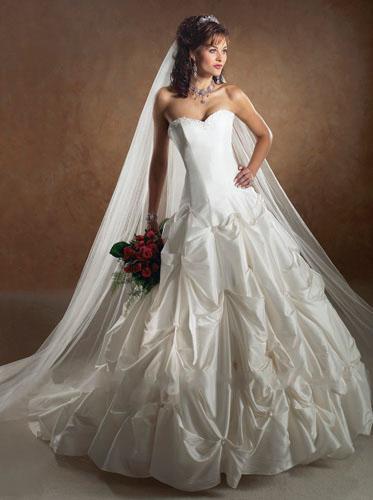 HQWD-013 Romantic White Wedding Dresses