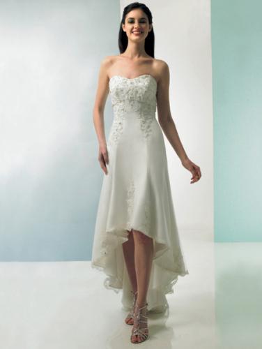 tea-length-wedding-dress-asymmetrical-skirt