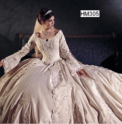 HM305 ; Medieval Bridal Gown / Wedding Dresses