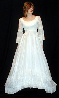 60's era for vintage bridal gown/wedding dress