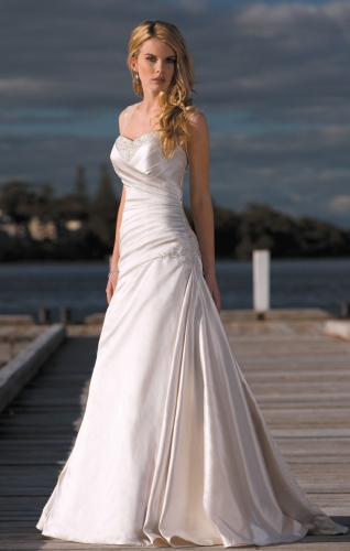 beach bridal gowns