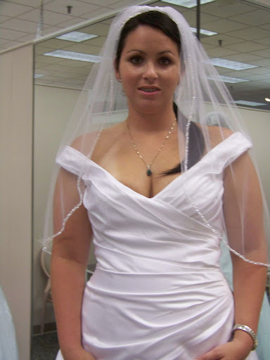 plus size bride's gown