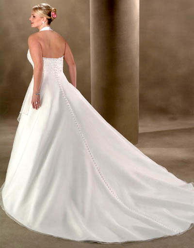 plus size bridal gown