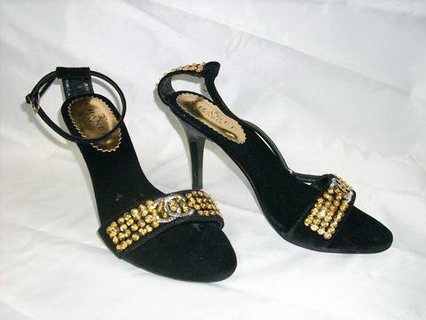 Chanel In High Heel Bridal Sandal