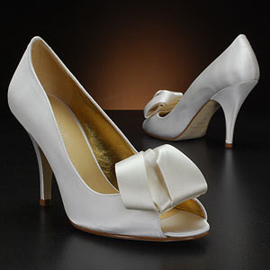 CLARICE Dyeable Bridal Shoes WHITE