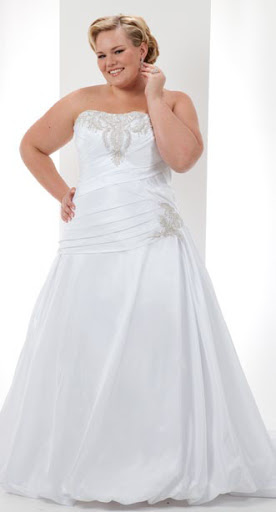 #KJ3015 Plus Size Wedding Gown