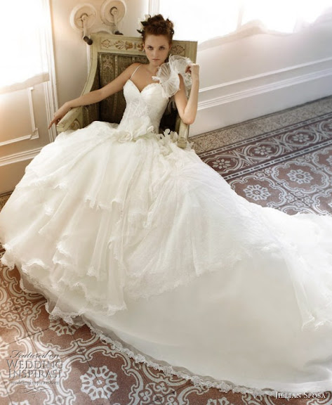 Stunning WHite Bridal Gown Expose