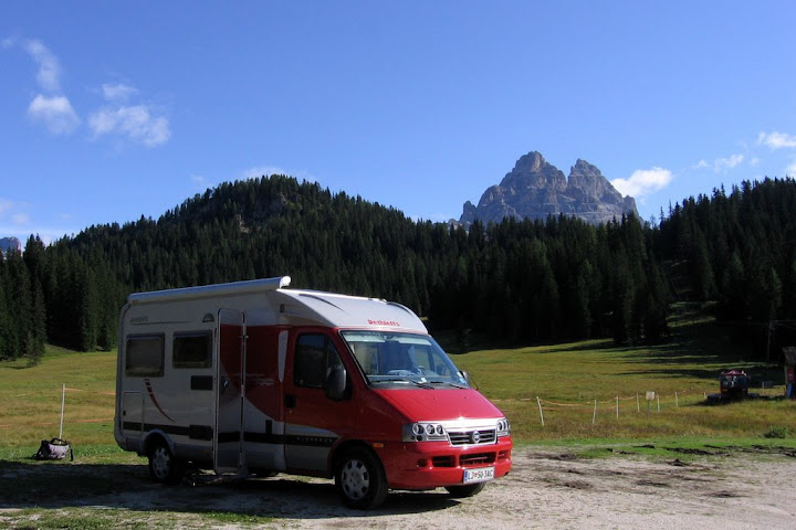Spanje pod Tre Cime