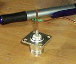 Antenna hole
