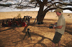 Me, filming out in the desert