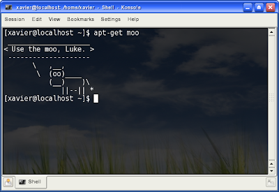 apt-get moo
