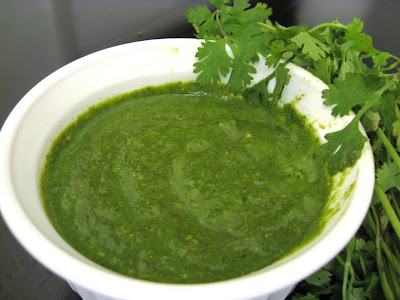 Cilantro chutney