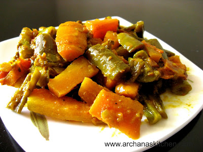Ajwaini Mixed Vegetable Sabzi