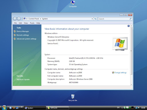 Arthuran Windows Server 2008