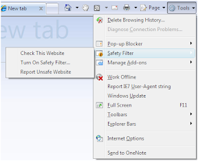 Internet Explorer 8 beta 1 Features: Improved Phishing Filter