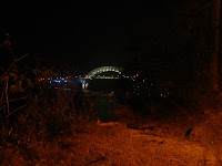 Puente de las Américas de noche
