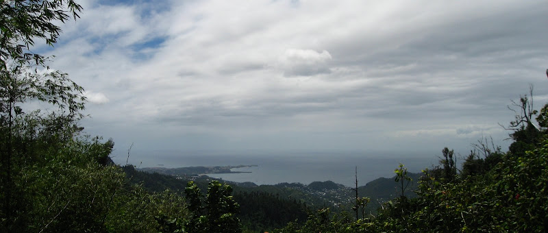 View from mountain overlooking St. George's, Grenada