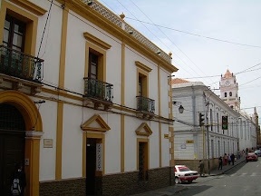 Straße im Zentrum von Sucre