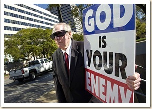 God is your enemy