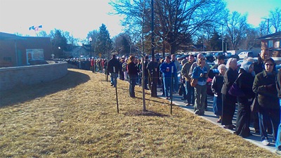 Waiting for the caucus