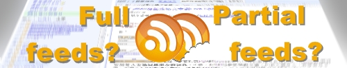如何用全文feed與摘要feed