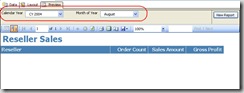Report with New Default Values for Parameters