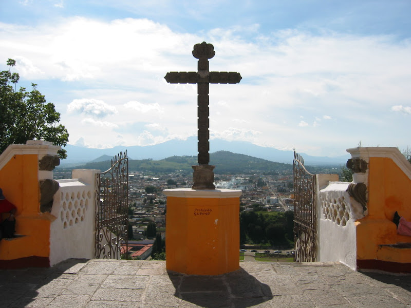 View from the top - Cholula