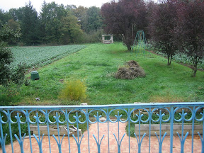 didn't take any pictures of the chateau, but here's one of the front yard and terrace