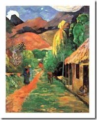 Gauguin - Street in Tahiti