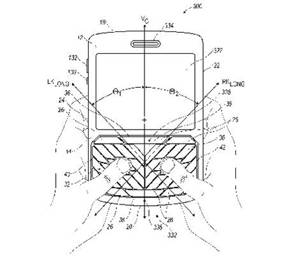 Patente blackberry teclado