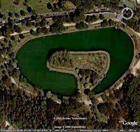 Laghetto di Villa Ada da Google Earth