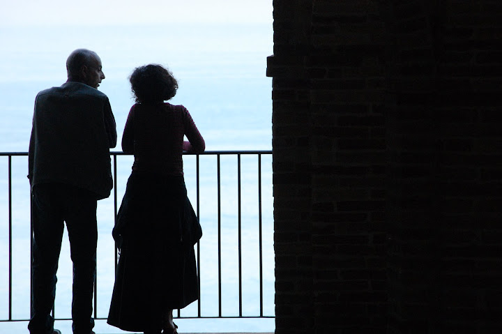 The view from the portico