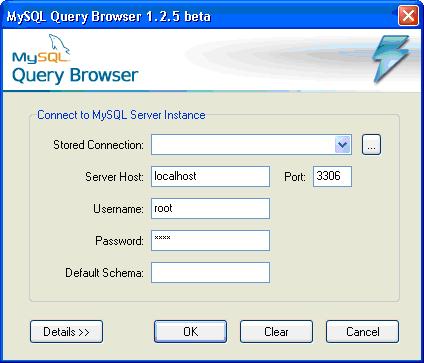 49047MySQLQueryBrowser - Login