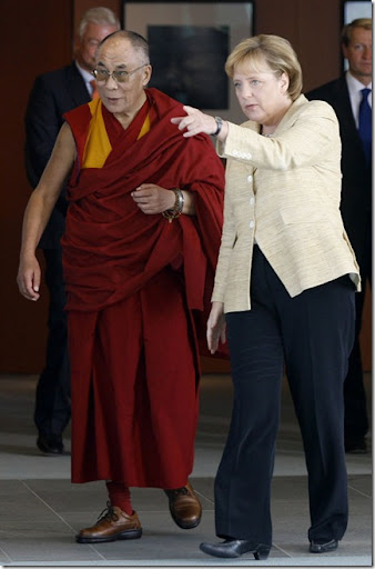 merkel dalai lama picture